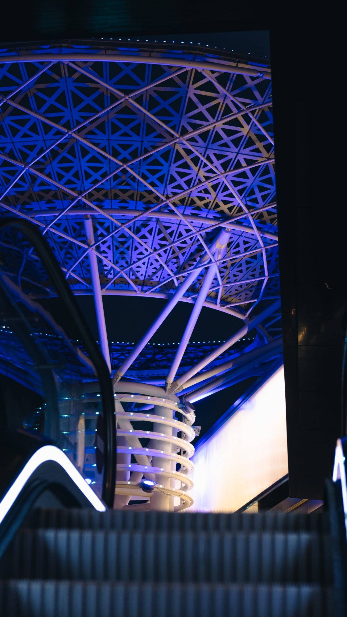 Structure colorée - Bluewaters Island Dubaï