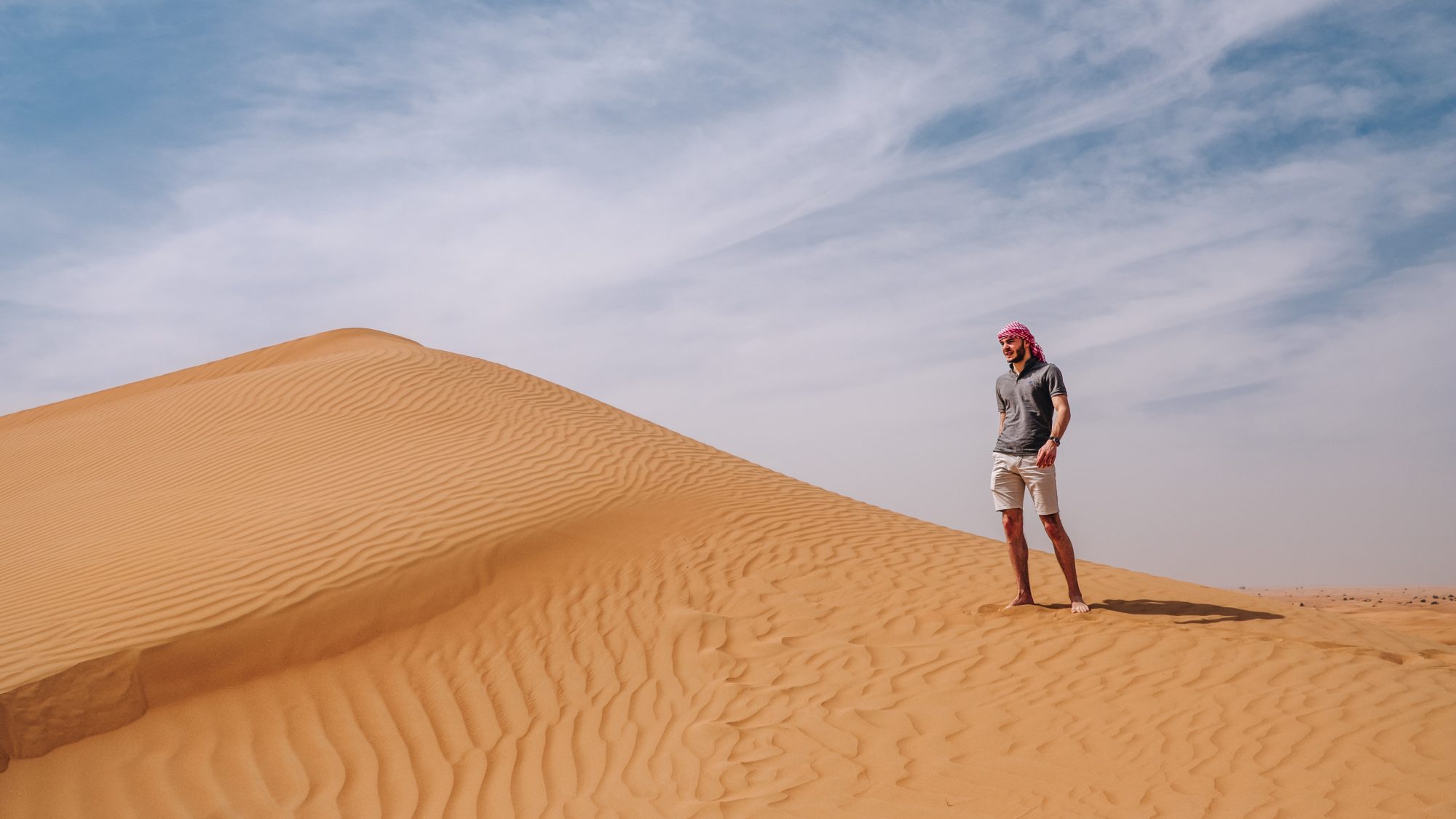 Portrait du désert - Désert de Dubaï