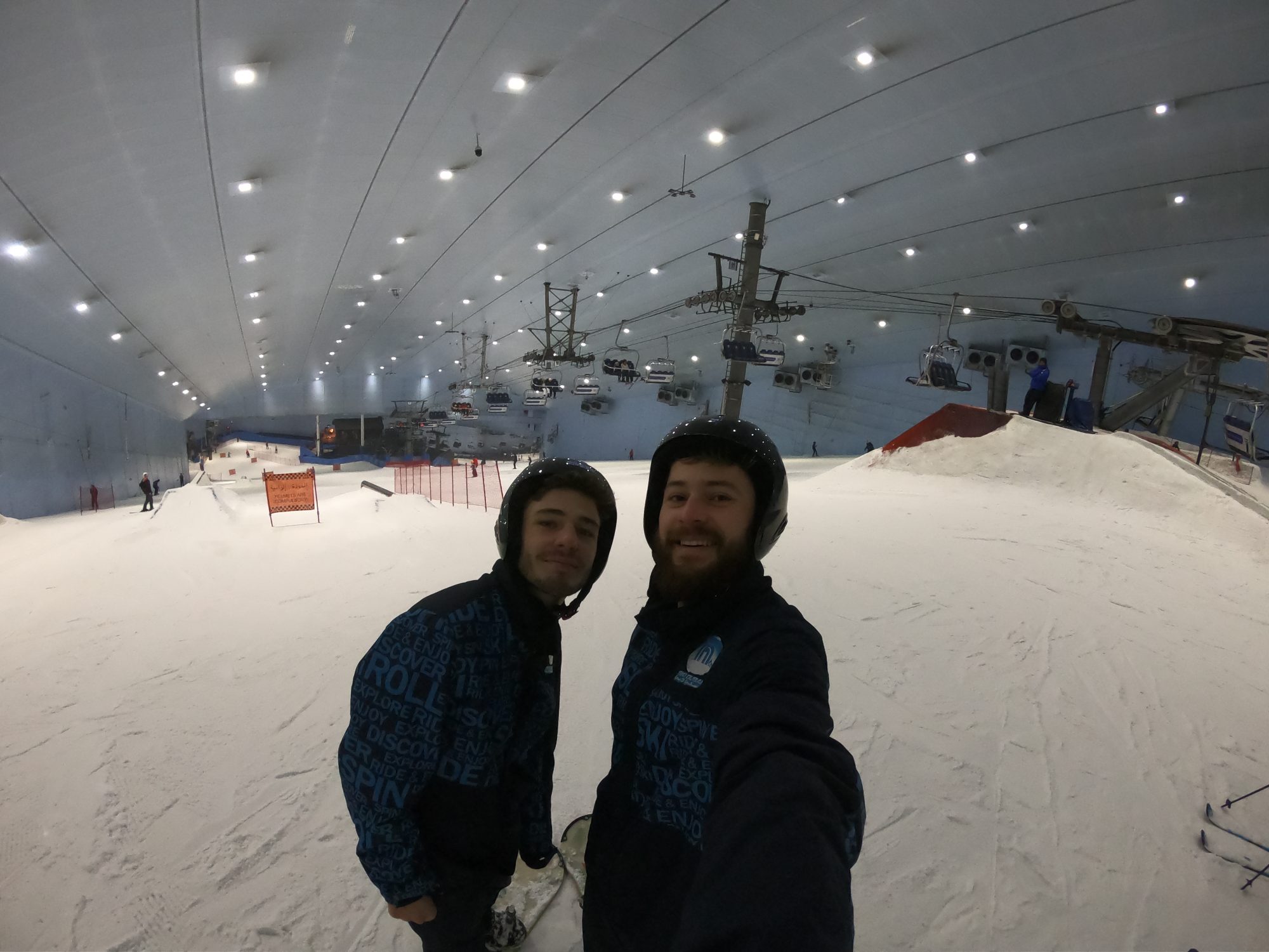 Selfie sur les pistes - Ski Dubaï