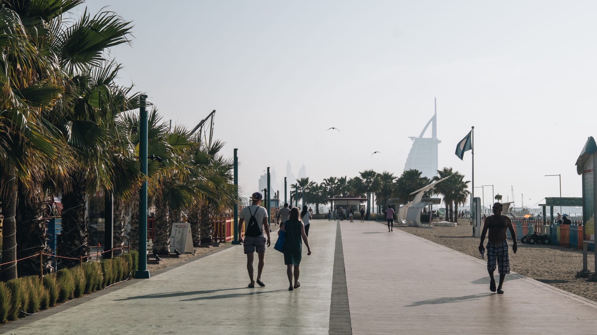 Kite Beach & Burj-Al-Arab - Dubaï