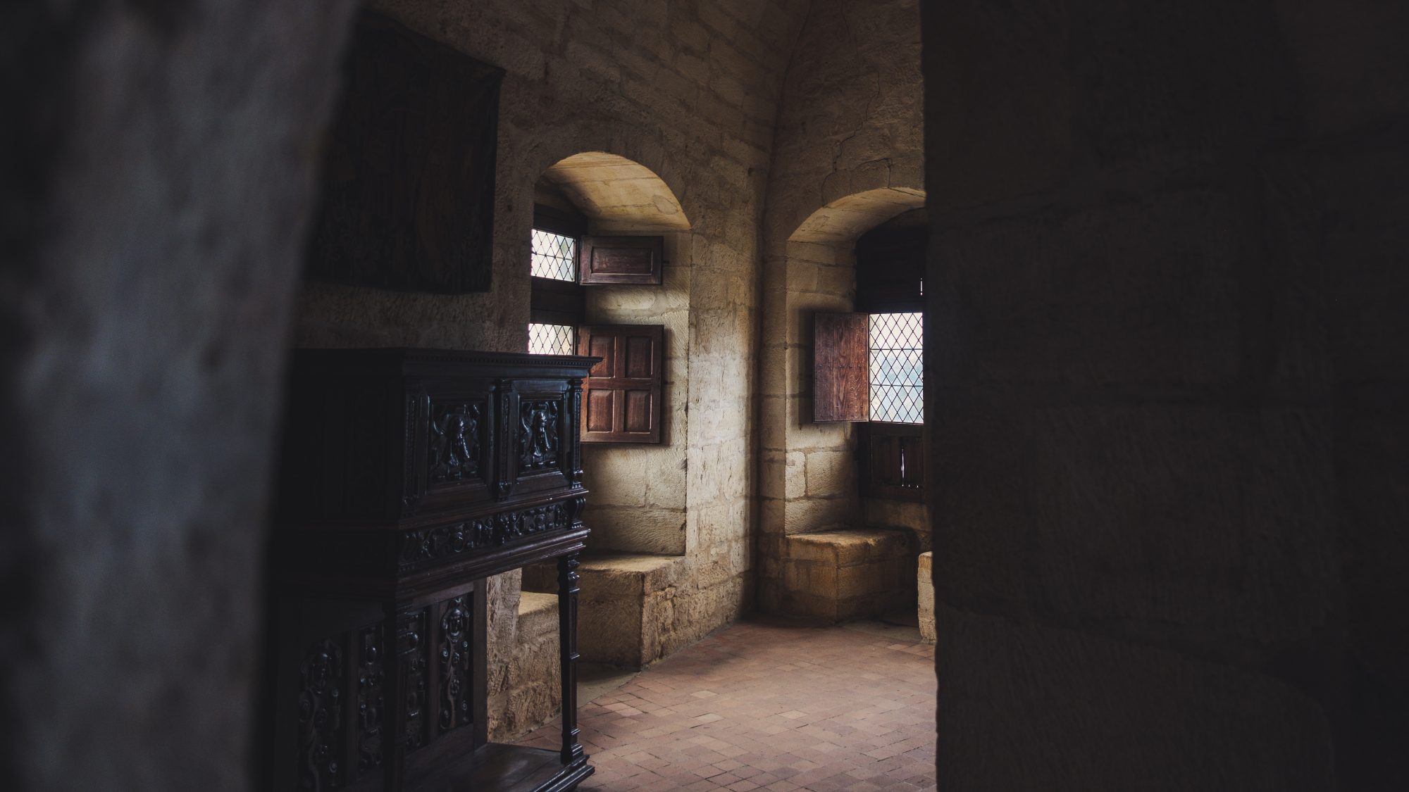 Chambre dans le chateau de Beynac