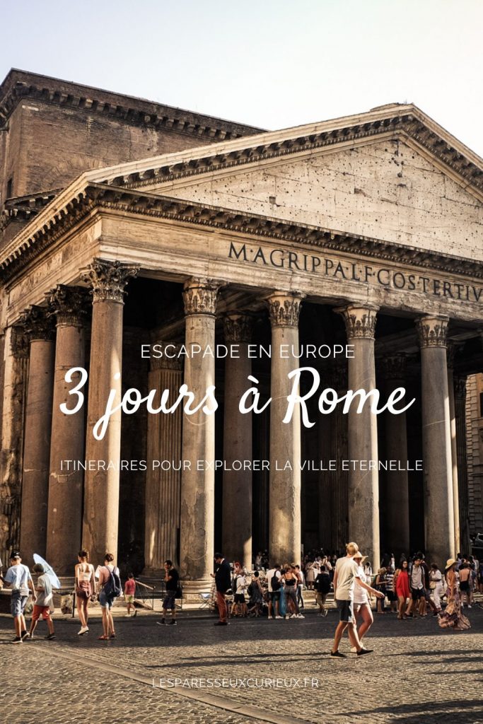 Epingle Pinterest pour 3 jours à Rome photo Panthéon