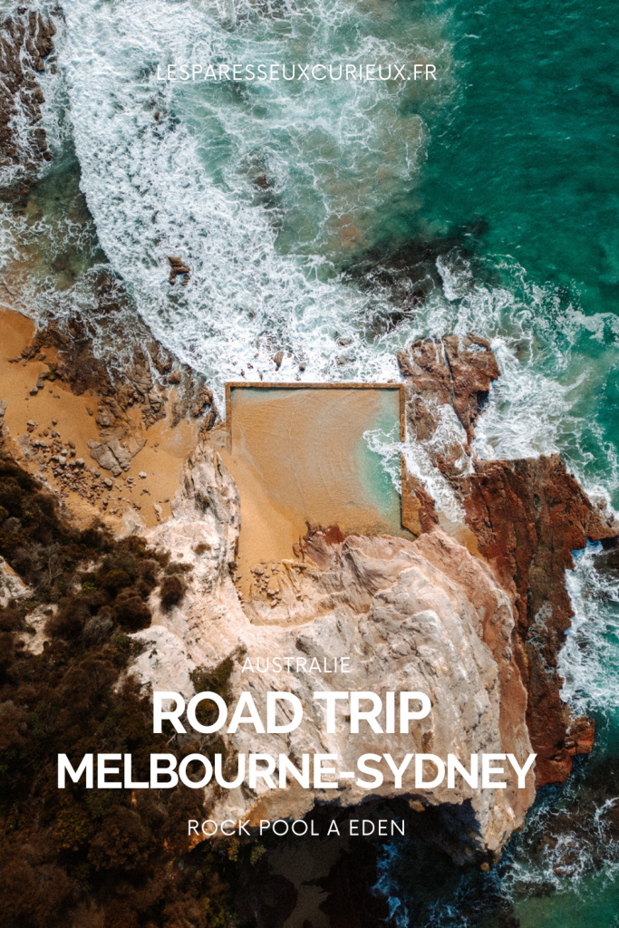 vue stupefiante a eden pendant un road trip de melbourne à Sydney en australie